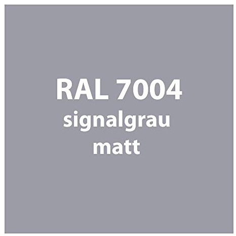 Streichlack Streich Lack Farbe 1K * Premium Qualität * 1 Liter (RAL 7004 signal-grau matt)