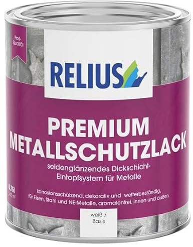 AMZN! RELIUS Profi MetalProtect (Oldosit) DB701 silbergrau 2,5 Ltr.
