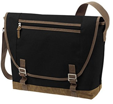 HALFAR® HF9106 Shoulder Bag Country Freizeittaschen Freizeit-Umhängetaschen Tasche, Farbe:Black