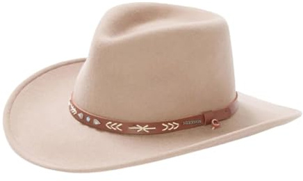 Stetson Men's Santa Fe Crushable Wool Hat - Small - Brown