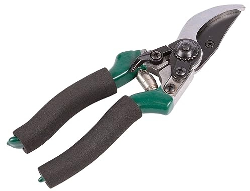 Green Blade - Heavy-Duty Carbon Steel Secateurs - 20cm - Green