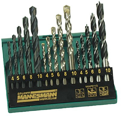Mannesmann 54315 Pro Combi Drill Bit Set 15 Piece