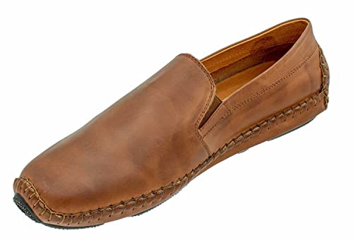Pikolinos Jerez Mocasines Hombre | en Cuero | Plantilla Extraíble en Color Marrón