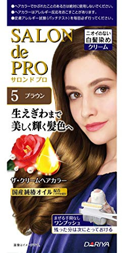 Dariya Salon De professional The cream hair color (for gray hair) 5 (Brown) by Salon De professional