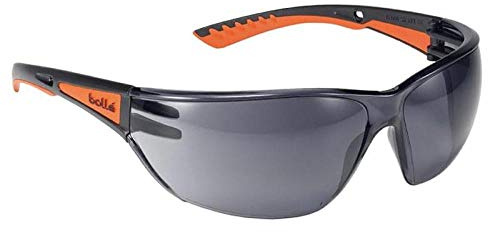 Bollé Safety PSSSLAM-417, Sicherheitsbrille 1 Stück, Einheitsgröße, schwarz/orange Serie SLAM+