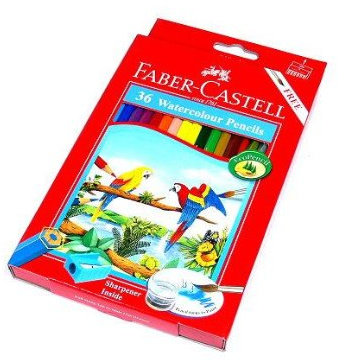 RCECHO® Faber Castell Aquarellstifte Wasserlösliche Box 36 114466 PB616 174; Vollversion Apps Ausgabe