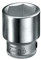 GEDORE Steckschlüssel-Einsatz 32 DIN3124 3/4vierkant 46.0 mm sechskant