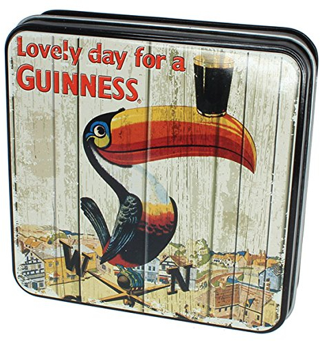 Guinness Gift Tin of Fudge with Toucan On Weathervane Design, 100g