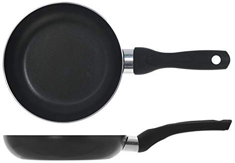 Home Maitre Padella con Rivestimento Antiaderente, 18 cm, Alluminio, Antracite/Nero