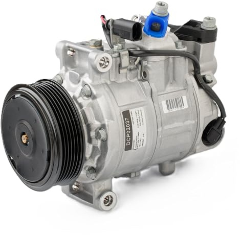 DENSO Compresseur de climatisation (Référence DCP02037) pour la climatisation du véhicule – Qualité OE, remplacement direct, performance fiable, refroidissement efficace, faible charge moteur