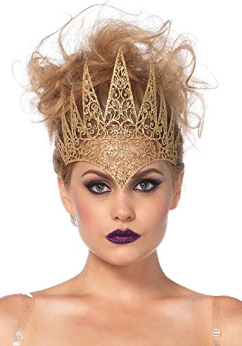 LEG AVENUE 2154 - Die Cut Royal Krone, gold, Goldfarben