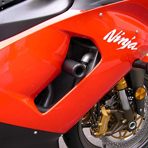 Shogun USA Made Kaw ZX6R ZX6RR ZX636 ZX6 2005 2006 Black Frame Sliders - 750-4409
