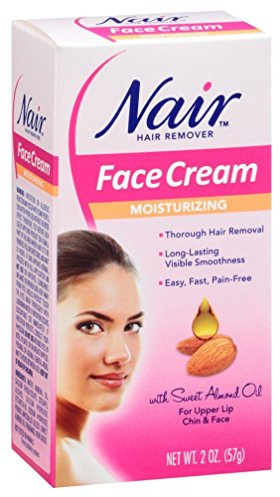 Nair Hair Remover Face Cream, 2 Ounce (Pack of 6)