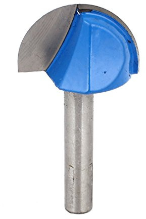 sourcing map Bois menuisier 1/4 x 1 2 Flûtes Embout routeur central