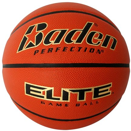 Baden | Elite | Premium Quality Composite Basketball | Ideal for Indoor Games | Youth, Women & Men's Sizes, 1 Set