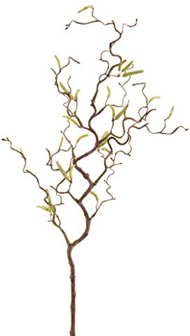 artplants.de Ramo di nocciolo Artificiale con 20 amenti, 65cm - Nocciolo Decorativo/Ramo Ornamentale