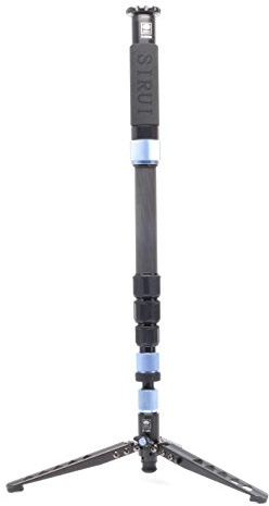 Sirui 6952060001753 P-424SR Carbon Fiber Photo/Video Monopod, Extends to 75, Supports 26.5 lb, Gray