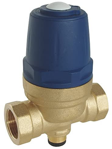 SOMATHERM FOR YOU, Réducteur de pression à membrane double femelle 20/27, réglage de 1 à 6 bars, montage toutes positions, prise manomètre orientable, pression entrée max 25 bars