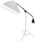 Pyxelstudio Lot de 1 Photo Studio Bras Girafe Trépied Boom Arm Extensible Sac Sable Single Clamp 140cm
