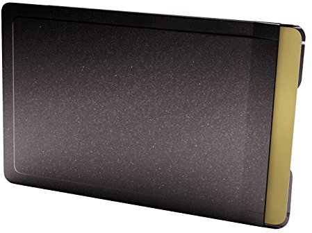 CardTresor Color Kartenschutzhülle aus Edelstahl in schwarz, RFID/NFC-Schutz