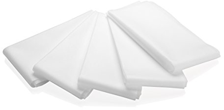 Tescoma 643128 Della Casa Canovacci per Preparare Formaggi Cremosi, 5 Pezzi, Tessuto, Bianco