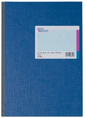 König & Ebhardt 8614272 Geschäftsbuch / Kladde (A4, kariert 70g/m², 96 Blatt Klebebindung)
