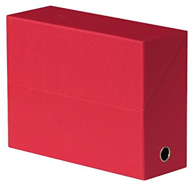 FAST 100725570 Dokumentenmappe, aus Wellpappe, rot