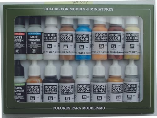 Vallejo 70102 Folkstone Special Acryl Box Set - (16 x 17 ml)