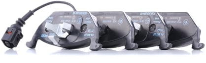 HELLA PAGID 8DB 355 008-551 Bremsbelagsatz - T1163 - Dicke/Stärke: 19.7mm - Bremssystem: Teves - mit integriertem Verschleißwarnkontakt - für u.a. AUDI / SEAT / SKODA / VOLKSWAGEN