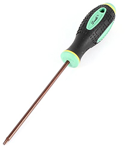 Sourcingmap Torx Screwdriver, T8 Magnetic Star Screw Driver with 4 Metal Shaft and Black Green Handle