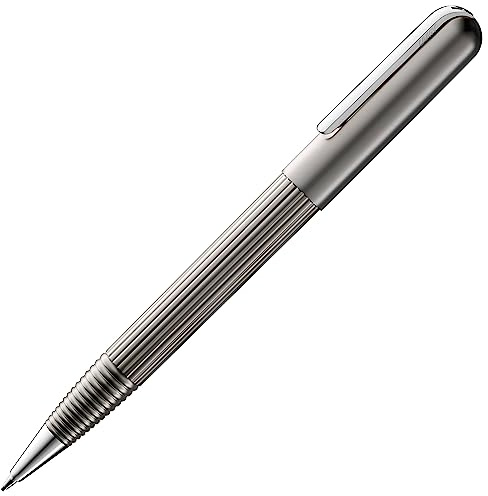 LAMY imporium Drehbleistift 193 – Bleistift mit hochwertigster PVD-Beschichtung und Galvanisierung in der Farbe Titanium, matt – mit 0,7mm Feinstrichmine (LAMY M 40)