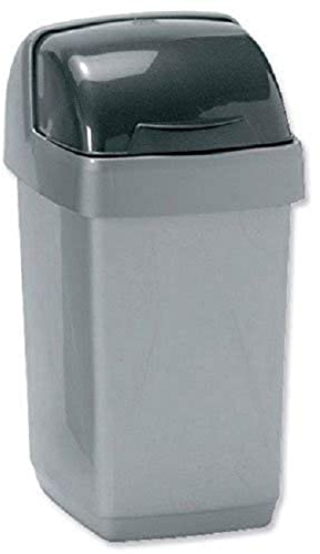 Addis 510504 10L Roll Top Bin Metallic