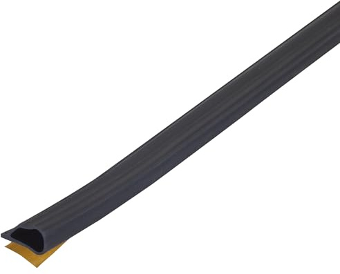 M-D Building Products 68668 Highly Durable Silicone Rubber Gasket Seal for Doors and Windows, Flexible in Extreme Temperatures, Ideal for Indoor and Outdoor Use, No Hardware Required (Black) (20 ft)