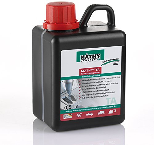 MATHY-TA Automatikgetriebeöl-Additiv (500 ml) - Getriebeöl-Zusatz - Verschleißschutz und Pflege für Automatik-Getriebe - Verbesserung vom Schaltverhalten - Hält den Getriebeölkreislauf sauber