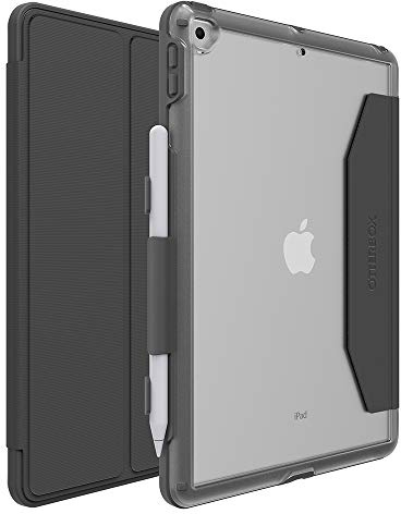 OtterBox Coque Unlimited Folio pour iPad 10.2 (7e 8e 9e Génération), Gris | Pour iPad 10.2 (2019/2020/2021), protection antichoc avec protecteur d'écran intégré, Livré Sans Emballage