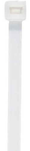 Aparoli 181367 Professionelle Kabelbinder 200 x 4.5 mm, 100 Stück wetterfest, Natur - weiß