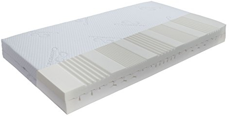 FMP Matratzenmanufaktur viscoelastische 7 Zonen Kombikern Visco/Kaltschaummatratze Visco Gold Cashmerebezug Härte: H2 (bis max. 85kg) Gr. 80x200cm