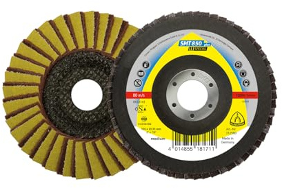Klingspor 312560 SMT 850, Combi-Schleifmop Scheibe Spezial, Verpackungseinheit 5, 125X22,23, 120, 5