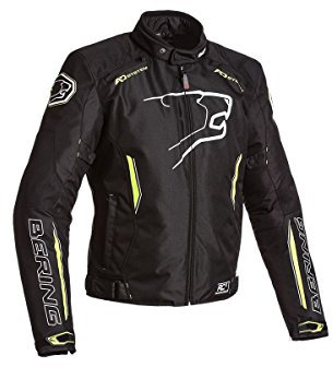 Bering Motorradjacken ESKADRILLE, Schwarz/Fluoreszent, Größe S