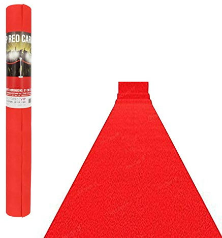 4.5m Red Carpet Hollywood Floor Runner Oscars VIP Party Aisle Decoration Prop Event Awards Evening