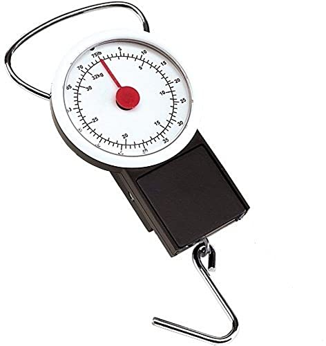 Accurate luggage scale for weighing suitcases and luggage. 32KG capacity.