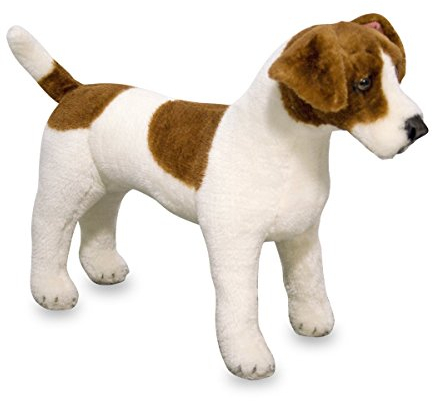 Melissa & Doug Jack Russell Terrier – Plüsch Spielzeug für Kinder | Tier Weiches Spielzeug | Alle Altersgruppen | Geschenk für Jungen oder Mädchen