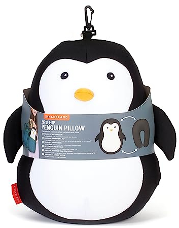 Kikkerland Reisekissen Nackenkissen in Pinguin Form, TT23