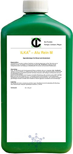 ILKA® - Alu-Rein M Detergente speciale per anodizzazione e verniciatura a polvere | 1 litro | Pulizia di facciate metalliche anodizzate, in alluminio e verniciate a polvere | conc.