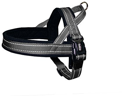 Nobby Norwegergeschirr Classic Reflect Soft, grau XXL: L: 75-98 cm + 62 cm, B: 25 mm, 1 Stück