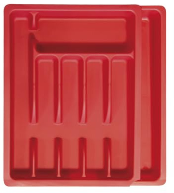 COOK CONCEPT Verstellbarer Besteckkasten aus Kunststoff Ausziehbar 29 bis 48 cm