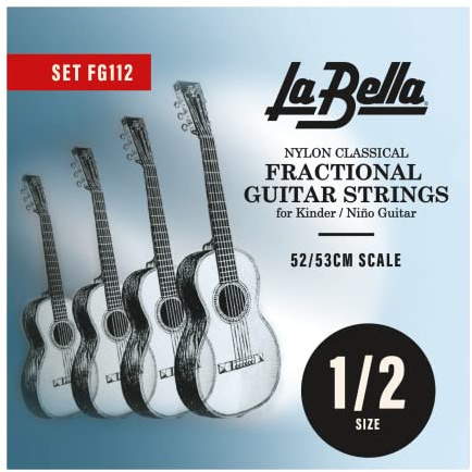 Labella FG112 Gitarrensaiten für Konzertgitarren, 52/53 cm 1/2