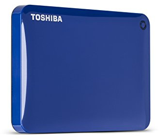 Toshiba Canvio - Hard disk esterno portatile USB 3.0 Blu 1 TB
