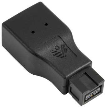 Hama FireWire-Adapter IEEE1394 9-pol.-b-Stecker - 6-pol.-a-Kupplung