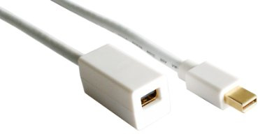 Loops 2m Mini DisplayPort Male to Female Extension Cable - Apple Laptops Lead